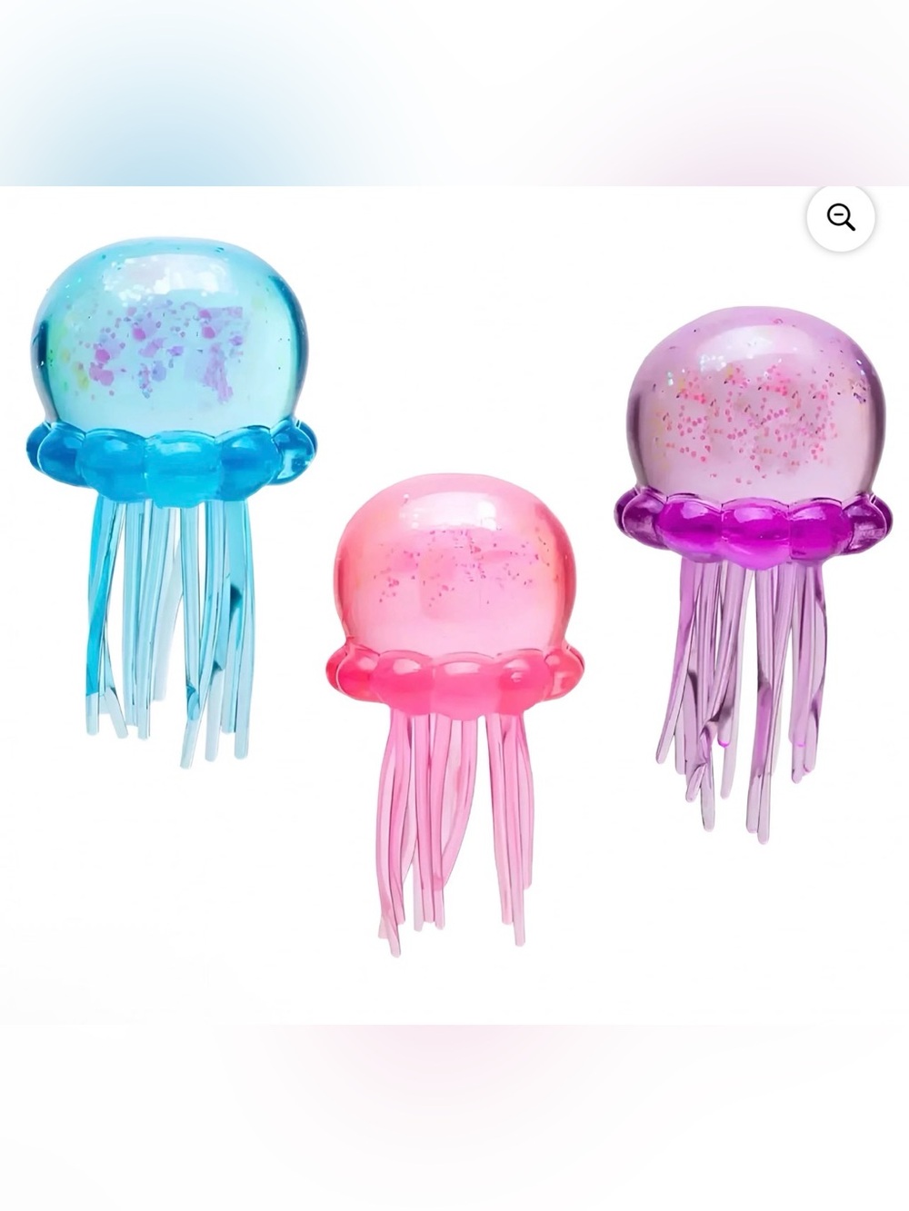 Glitter Gel Squishy Jellyfish